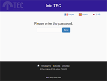 Tablet Screenshot of infotec.tenrikyo.fr